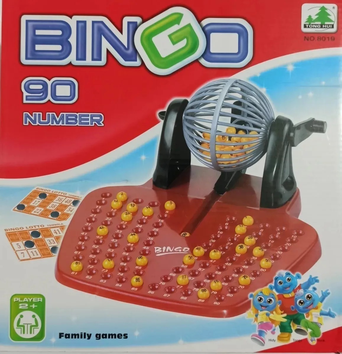 Miniatura 2 de Bingo de Mesa 90 Numeros 48 Tarjetones